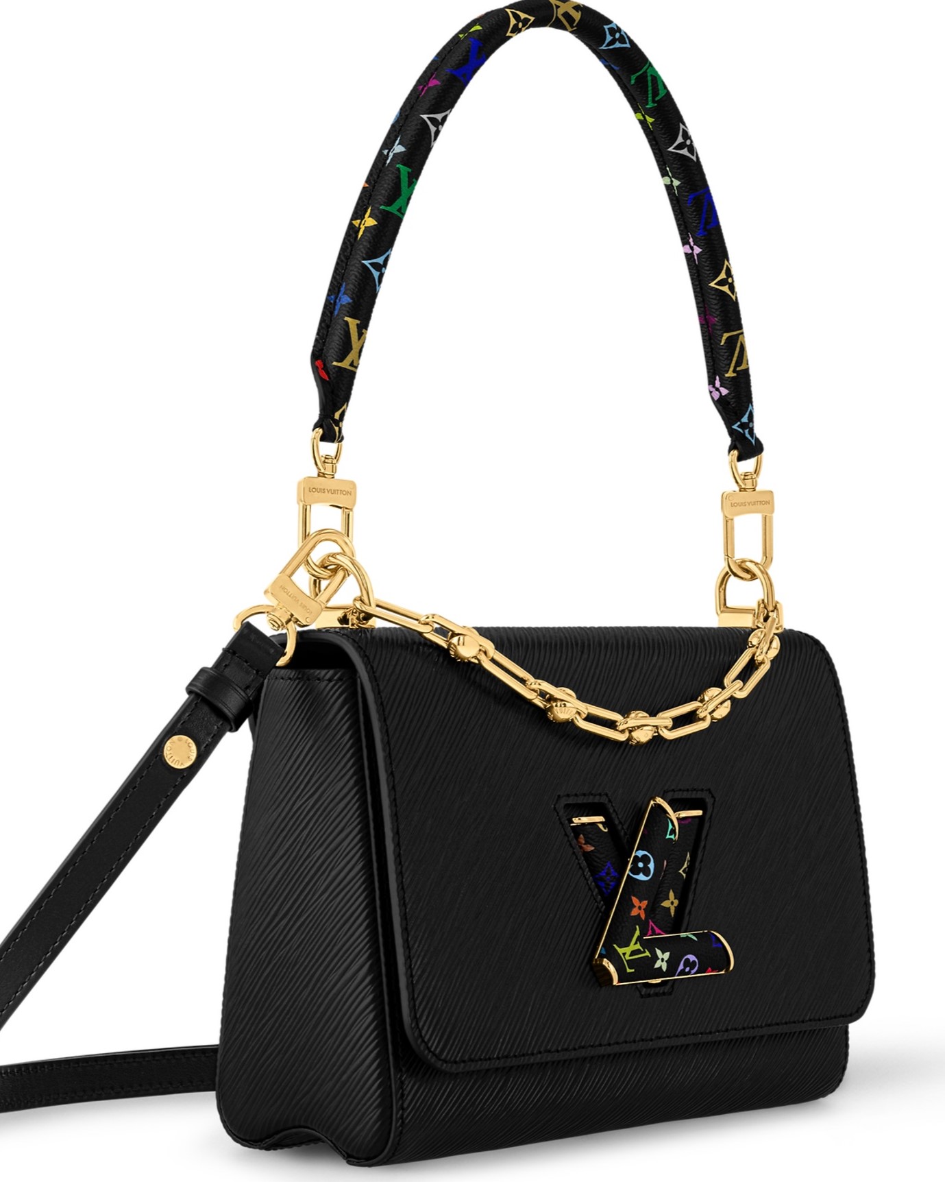 Túi đeo vai Louis Vuitton LV x TM Twist MM Slim Black 2